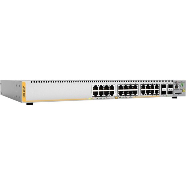 Allied Telesis L2+ Managed Switch, 24 X 10/100/1000Mbps Poe+ Ports, 4 X Sfp Uplink AT-X230-28GP-90